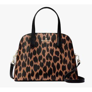 Kate Spade Brown and Black Leopard Satchel
